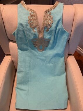 Lilly Pulitzer Women’s Aqua Dress